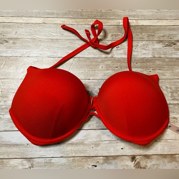 🆕 VICTORIA'S SECRET SWIM Mix-and-Match Bombshell Push-Up Bikini Top Add-2 cups - Picture 6 of 13
